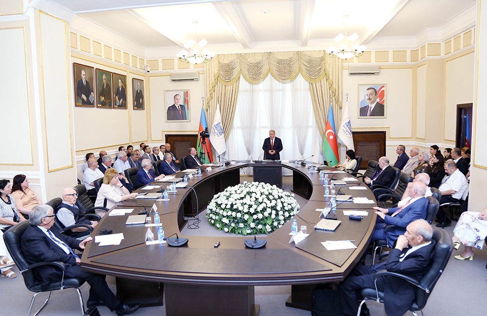 В НАНА состоялось совещание, посвященное визиту Президента Ильхама Алиева в Вашингтон