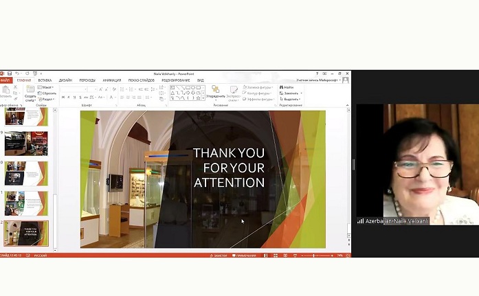 Akademik Nailə Vəlixanlı “II İpəkyolu Beynəlxalq Muzeylər Alyansı” konfransında çıxış edib