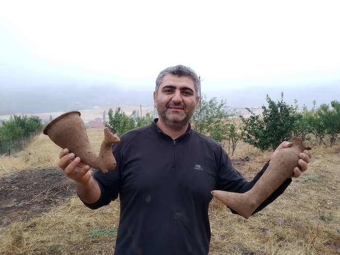 Yardımlıda Antik dövr nekropolunda eramızın II-III əsrlərinə aid 5 küp və 8 daş qutu qəbir öyrənilib