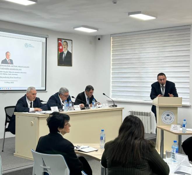 Lənkəran Regional Elmi Mərkəzinin əməkdaşı Ulu Öndərə həsr olunmuş beynəlxalq konfransda məruzə edib