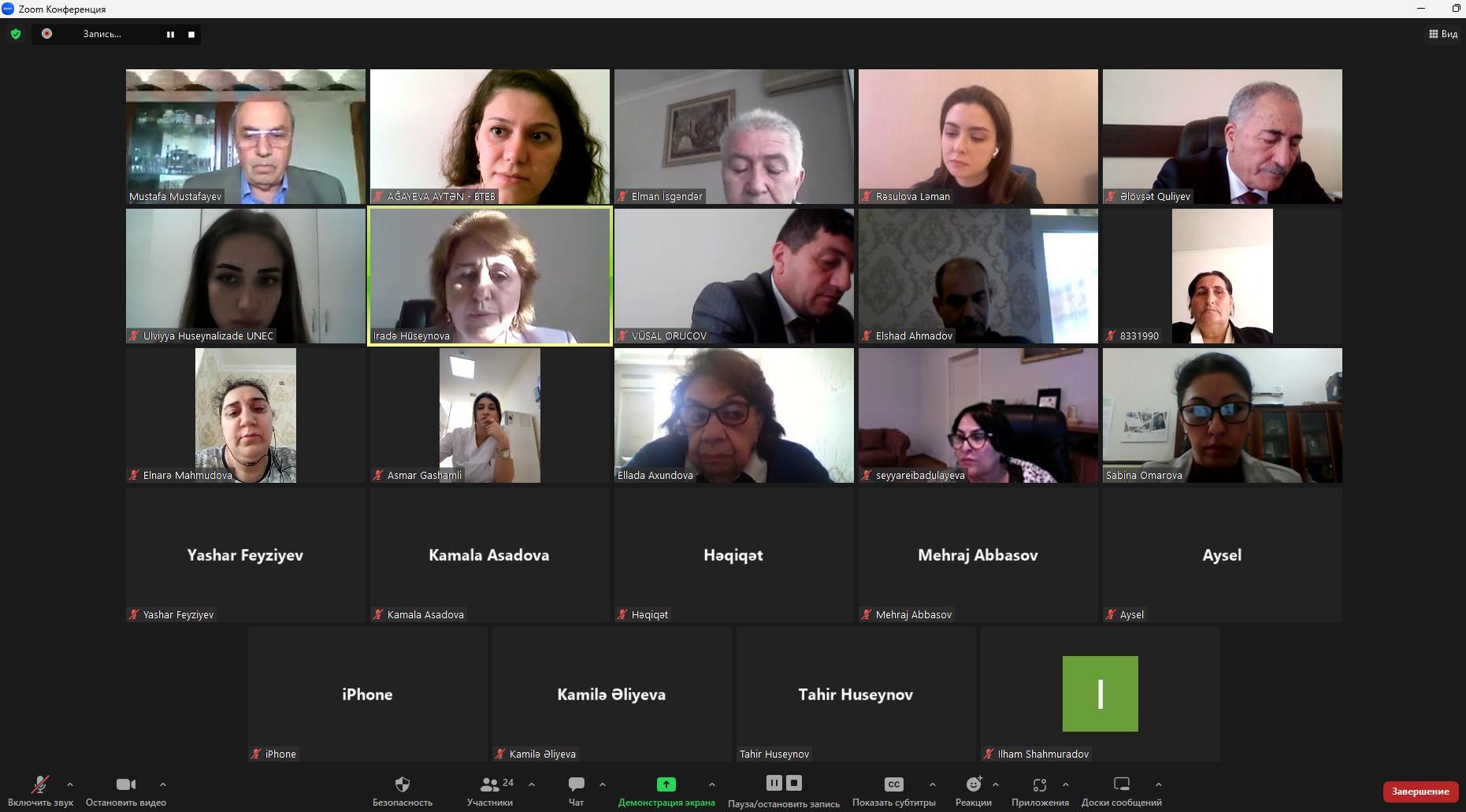 Biologiya, aqrar və tibb elmləri üzrə Problem Şurasının iclası keçirilib