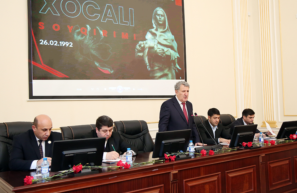 An event titled “The Khojaly Genocide and the present state of our sovereignty” was held at ANAS