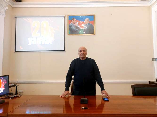 Kimya İnstitutunda 20 Yanvar şəhidlərinin əziz xatirəsi anılıb