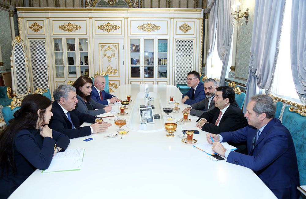 Akademik İsa Həbibbəyli Albaniya Aralıq Dənizi Universitetinin fəxri prezidenti  ilə görüşüb