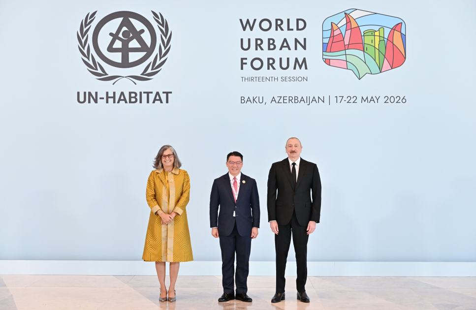 Bakıda Ümumdünya Şəhərsalma Forumunun 13-cü Sessiyasının açılış mərasimi keçirilib Prezident İlham Əliyev çıxış edib