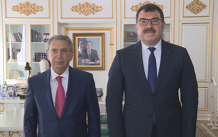 AMEA-nın prezidenti, akademik Ramiz Mehdiyev TÜBİTAK başqanı ilə görüşüb