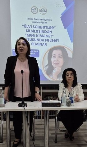 “Ülvi söhbətlər” fəlsəfi seminarlar silsiləsindən ilk görüş keçirilib