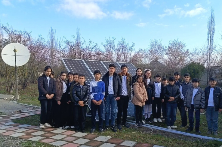 Məktəblilərin RSXM-nin “Kürdəmir” seysmik stansiyasına ekskursiyası təşkil olunub