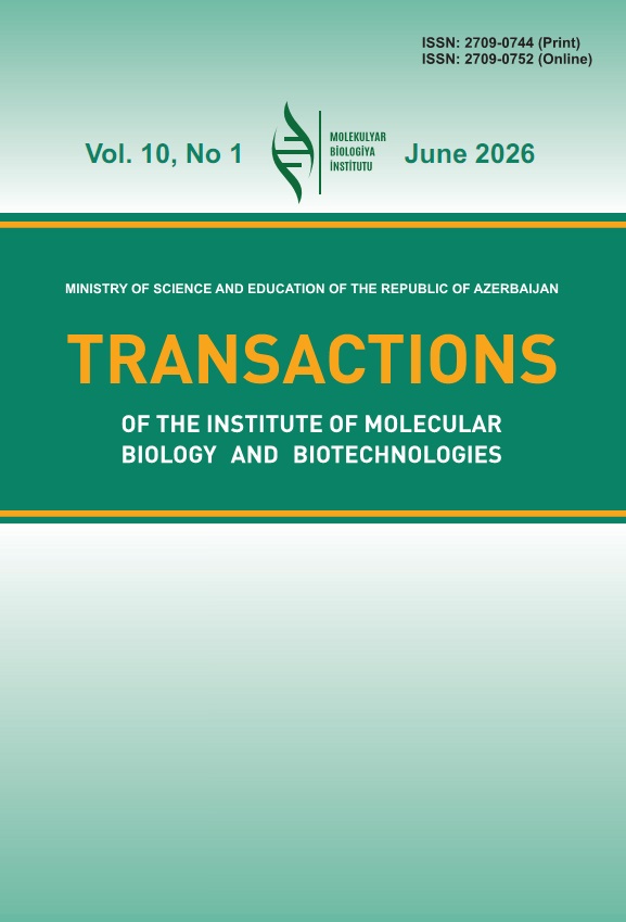 "Transactions of the Institute of Molecular Biology & Biotechnologies" jurnalının növbəti nömrəsi nəşr olunub