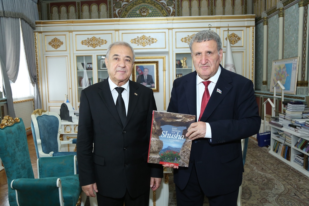 Academician Isa Habibbeyli met with the president of the Academy of Sciences of Turkmenistan Allaberdi Ashyrov
