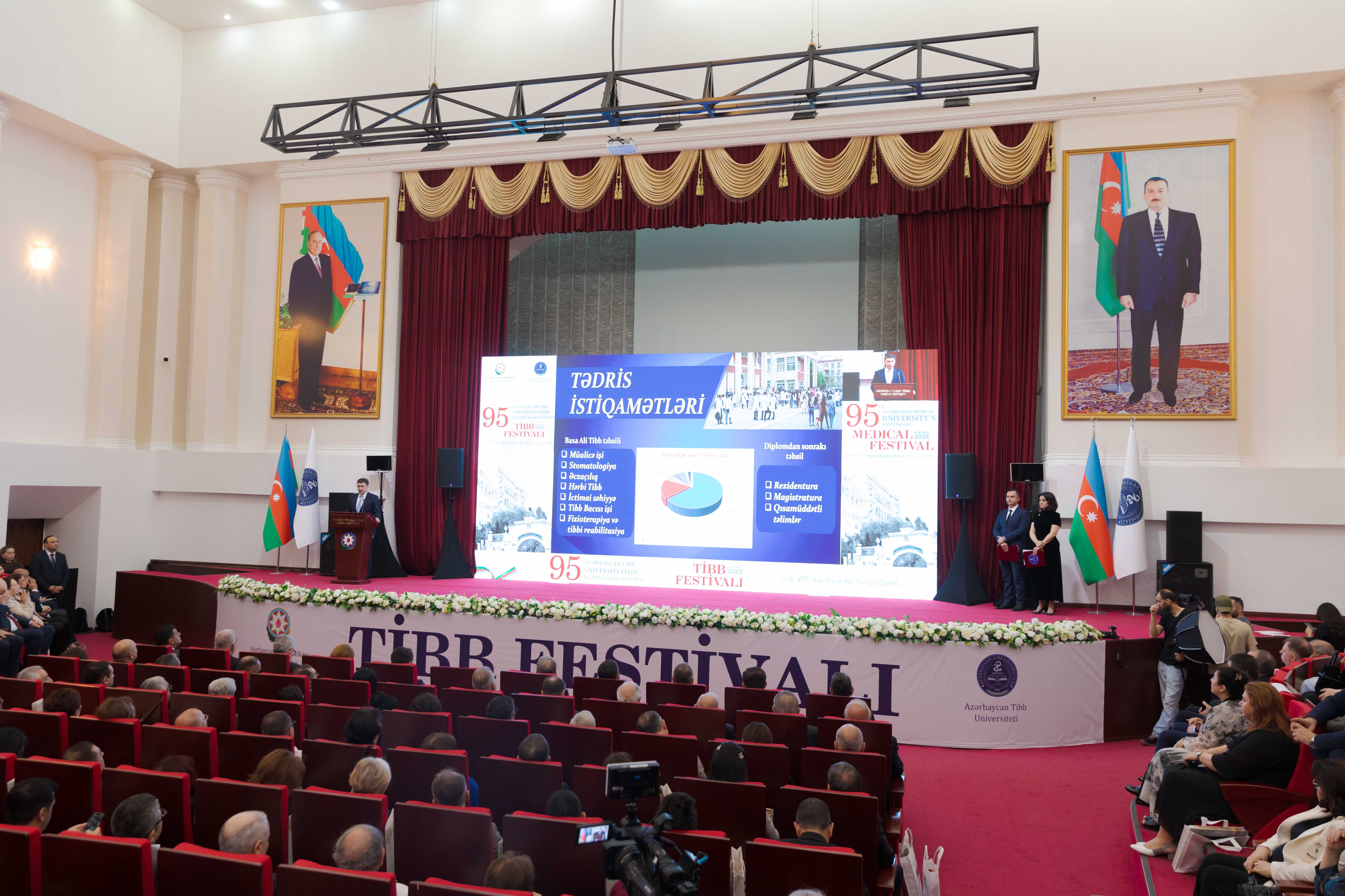 Akademik İsa Həbibbəyli Tibb Festivalında iştirak edib