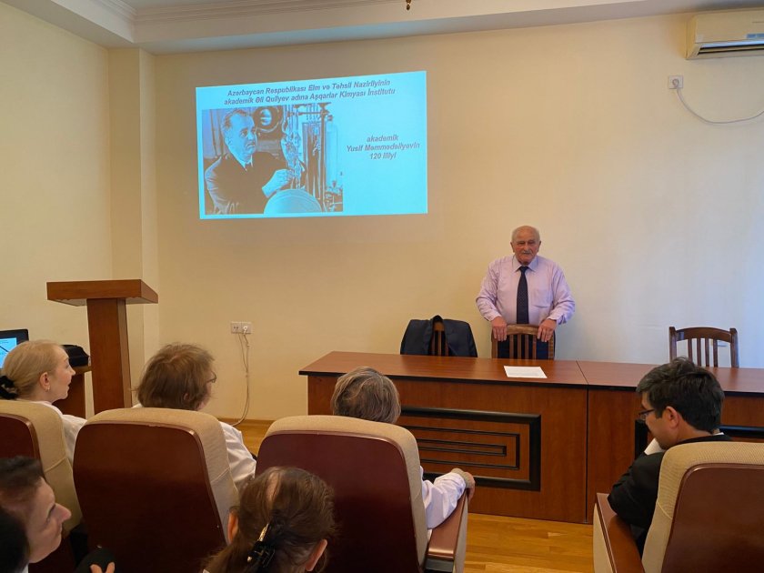 Aşqarlar Kimyası İnstitutunda akademik Yusif Məmmədəliyevin 120 illiyinə həsr edilən tədbir keçirilib