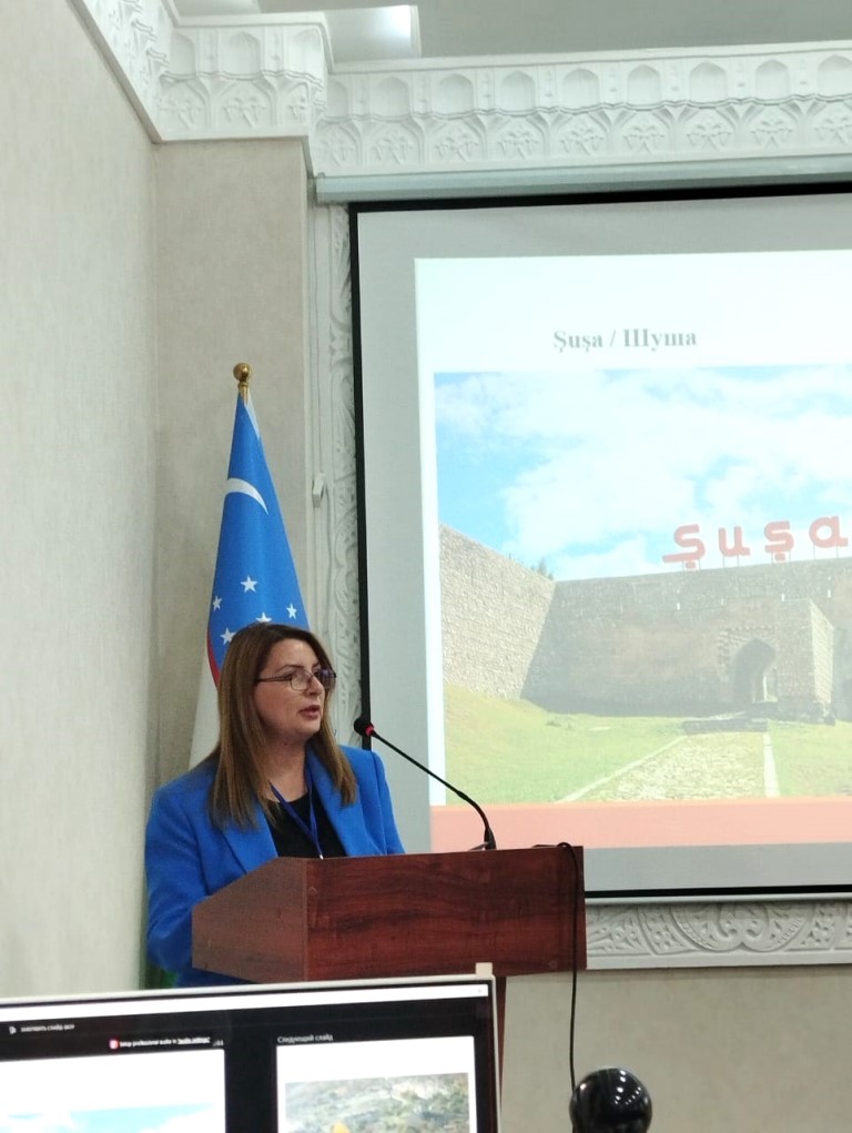 Azərbaycanlı alim Səmərqənd şəhərində keçirilən beynəlxalq elmi konfransda çıxış edib