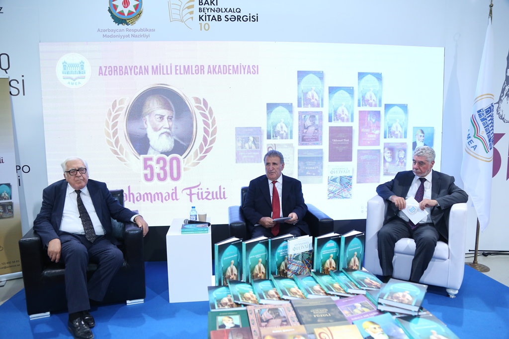 X Bakı Beynəlxalq Kitab Sərgisində “AMEA-nın Məhəmməd Füzuli nəşrləri” təqdim olunub