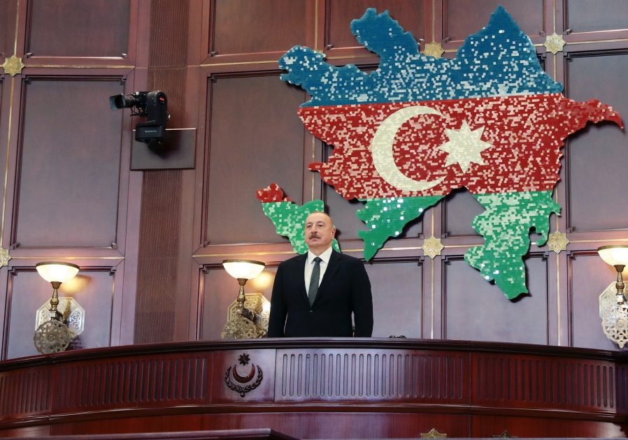 Prezident İlham Əliyev: Bu gün Azərbaycan xalqı bir yumruq kimi birləşib, bu birlik daimi olmalıdır