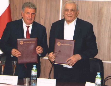 A Memorandum of Cooperation was signed between ANAS and the Georgian National Academy of Sciences