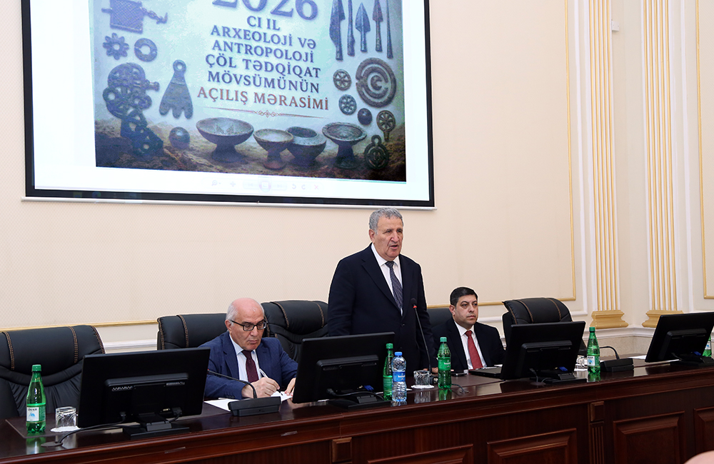 Akademik İsa Həbibbəyli: “Arxeoloji tapıntıların elmi mahiyyətinin dolğun şəkildə şərh olunması üçün müxtəlif elm sahələrinin nümayəndələrinin birgə əməkdaşlığı önəmlidir”