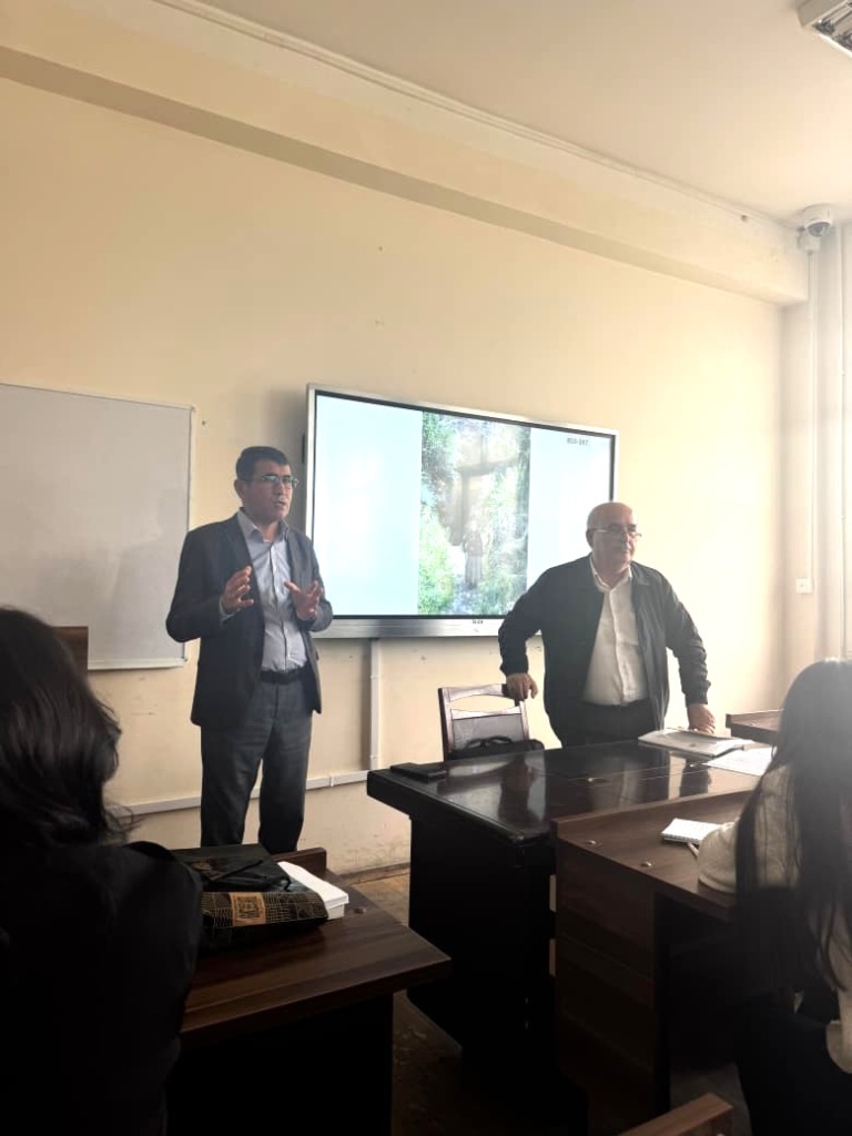 Bakı Dövlət Universitetinin Tarix fakültəsinin tələbələri üçün ustad dərsi keçirilib