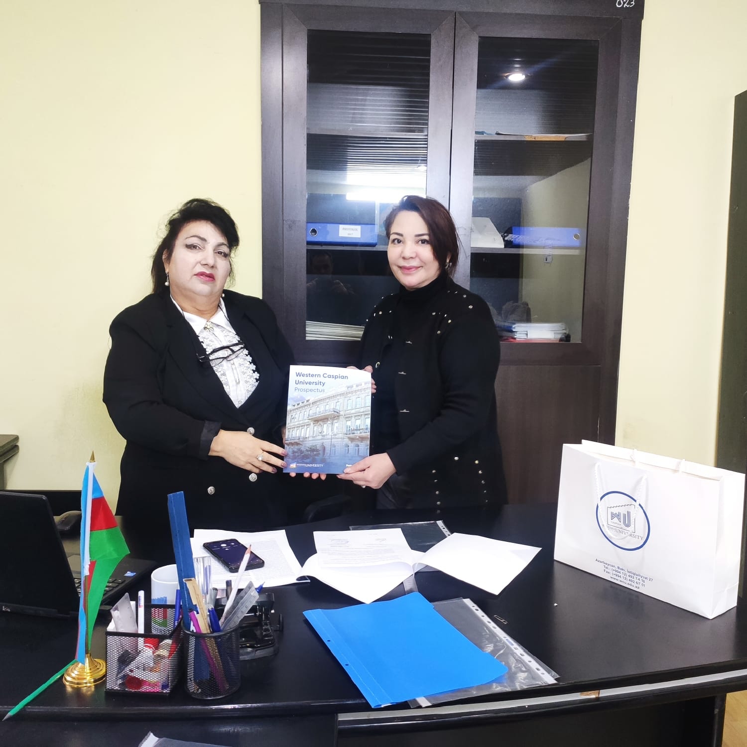Dendrologiya İnstitutu ilə Qərbi Kaspi Universiteti arasında əməkdaşlıq müqaviləsi imzalanıb