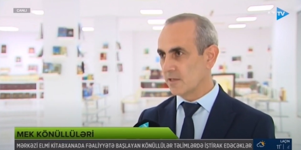 Azərbaycan Televiziyasında MEK-də könüllülərin fəaliyyətə başlaması haqqında reportaj yayımlanıb