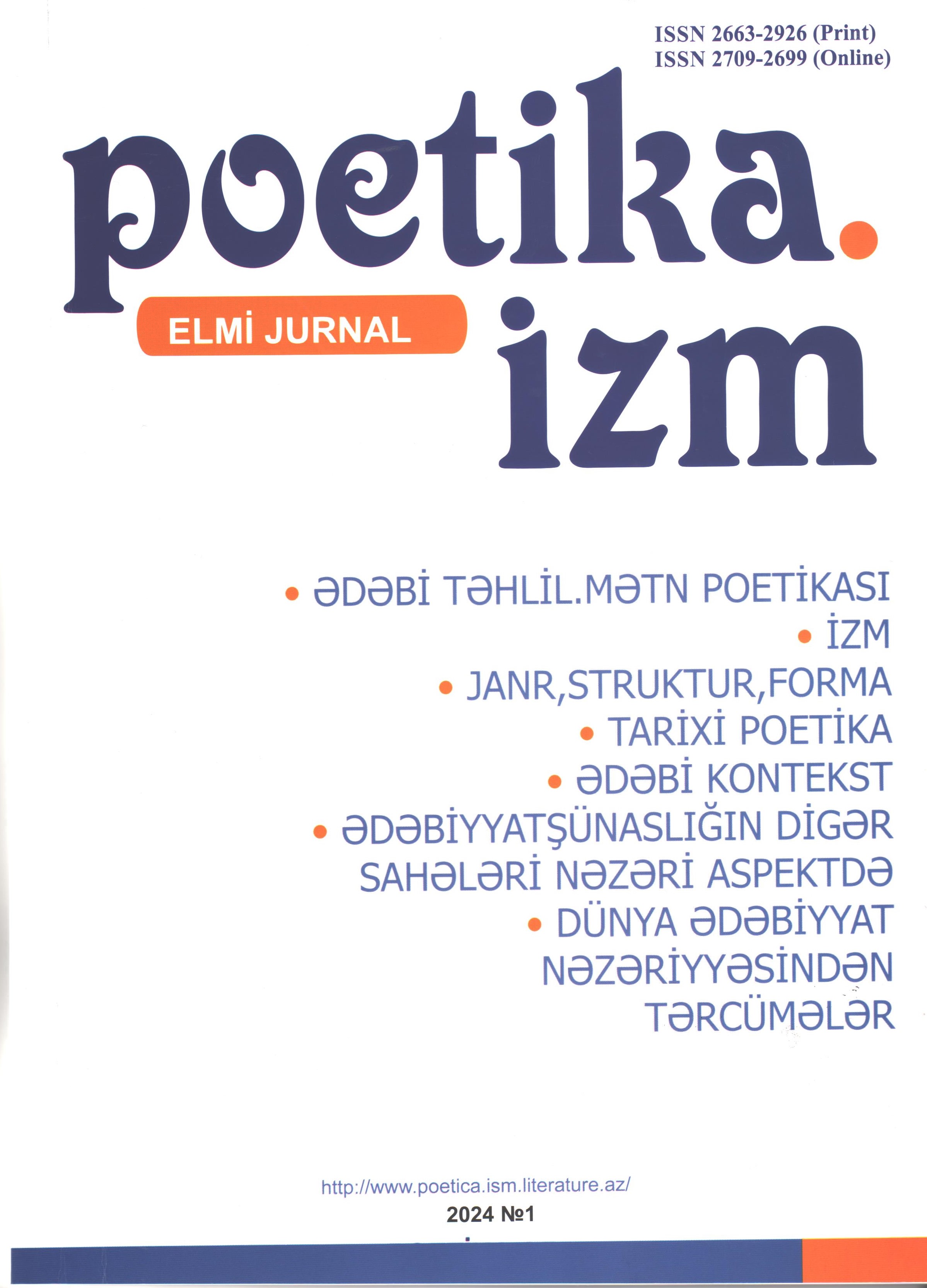 “Poetika.izm” jurnalının növbəti sayı çap olunub