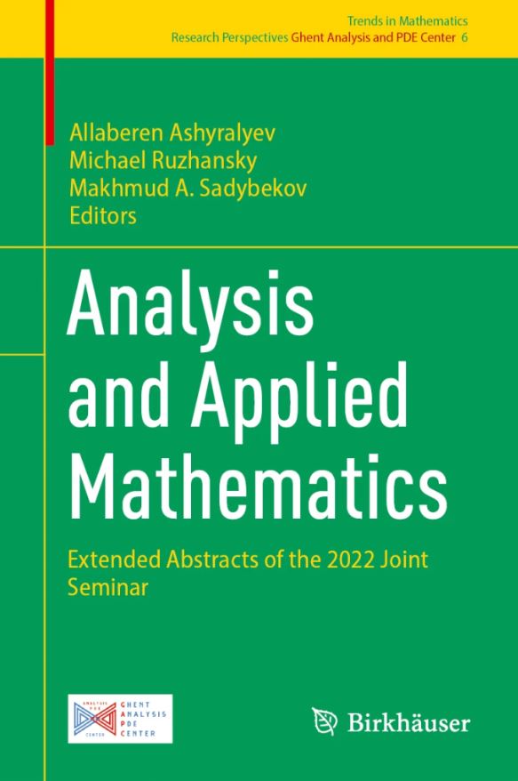 Neft və Qaz İnstitutunun əməkdaşının “Analysis and Applied Mathematics” kitabında məqaləsi nəşr olunub