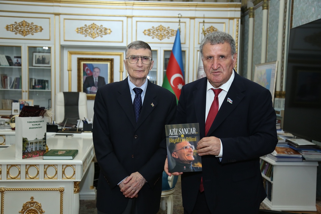Academician Isa Habibbeyli met with the Nobel Prize laureate Aziz Sancar