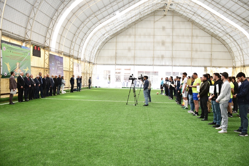 AMEA-nın gənc alim və mütəxəssislərinin VII institutlararası futbol çempionatının açılışı olub