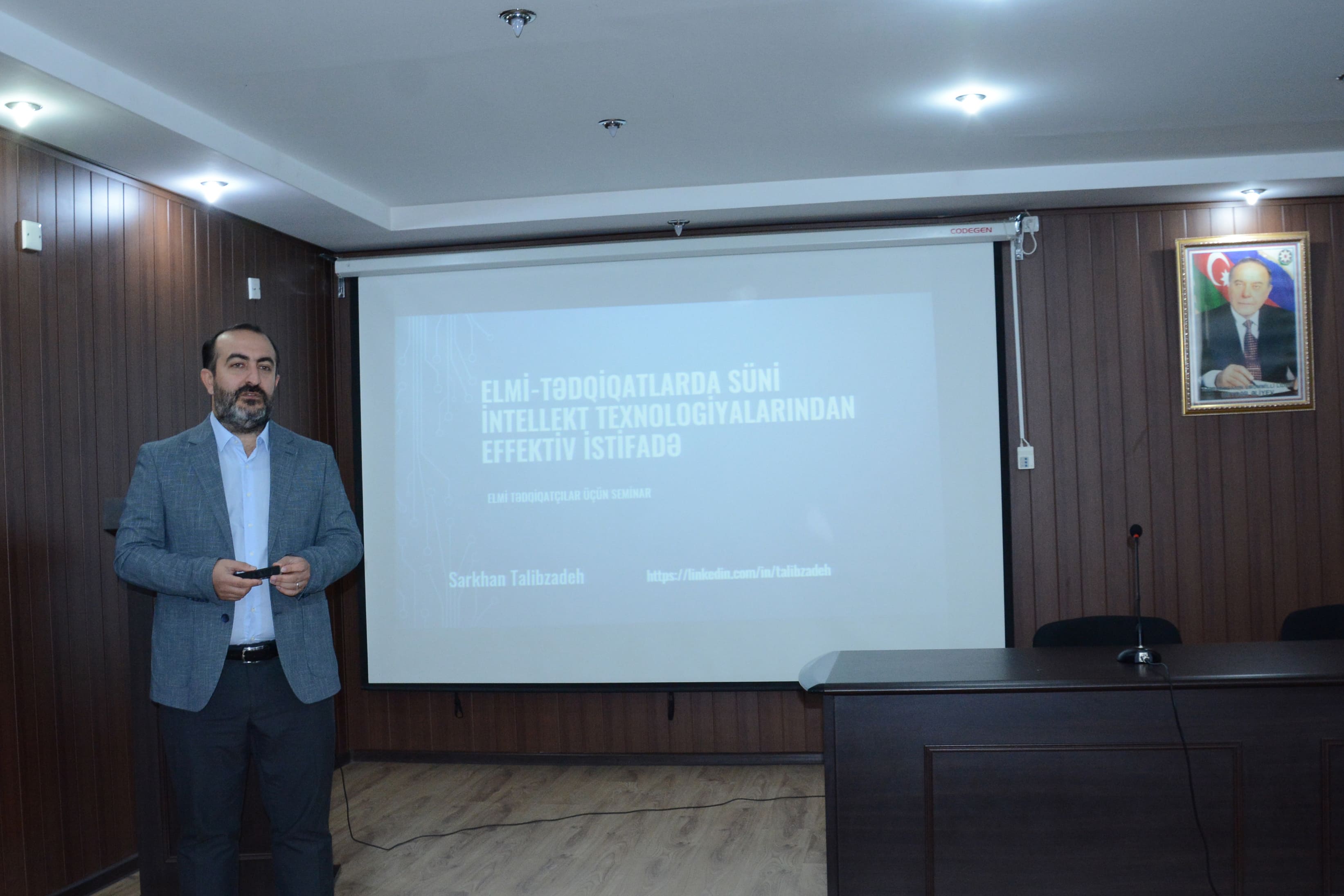 Radiasiya Problemləri İnstitutunda süni intellektin elmi fəaliyyətə tətbiqi mövzusunda seminar keçirilib