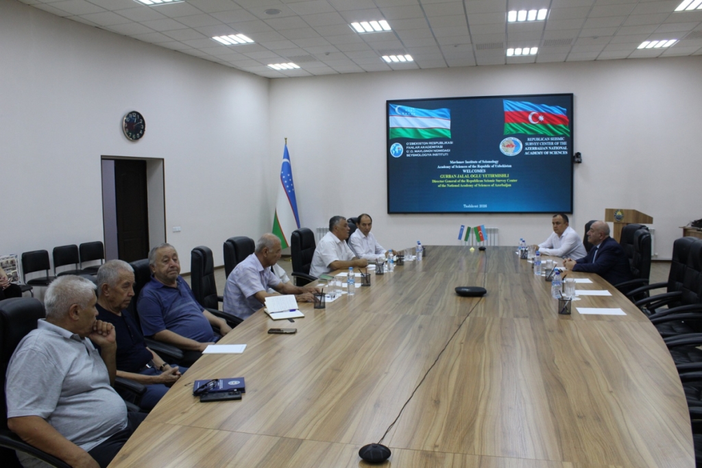 Respublika Seysmoloji Xidmət Mərkəzinin baş direktoru Özbəkistanda səfərdədir