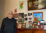 Наш парижский соотечественник подарил Национальному музею азербайджанской литературы живописное произведение