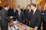 Activity of Azerbaijan Literature Museum made an interest on participants at the exhibition of annual general meeting of ANAS
