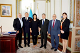 Обсуждены вопросы сотрудничества между НАНА и Академией наук Болгарии