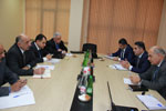 В административном здании ЗАО «Азербайджанский комплекс по производству стали» прошла встреча с руководством Центра научных инноваций НАНА