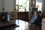 President of ANAS met with English professor