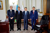 Meeting of the President of ANAS, academician Akif Alizadeh with the Ambassador Extraordinary and Plenipotentiary of the Republic of Korea to Azerbaijan