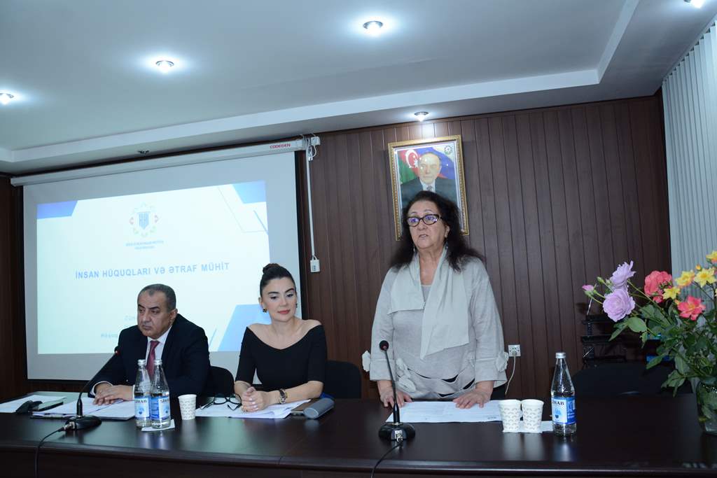 “İnsan hüquqları və ətraf mühit” mövzusunda məlumat sessiyası keçirilib