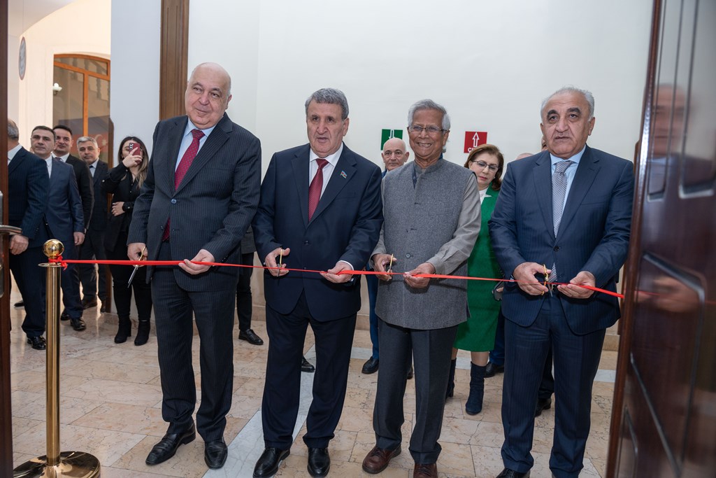 Президент НАНА принял участие на открытии Центра социального бизнеса «Юнус» в UNEC
