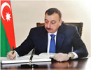 Распоряжение Президента Азербайджанской Республики о награждении орденом «Шохрат» У.К.Алекберова
