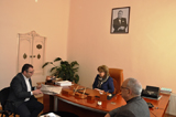 Member of International Association “Israel-Azerbaijan” visited the Institute of Manuscripts of ANAS