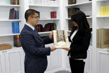 Ambassador of Turkmenistan visited ANAS Central Scientific Library