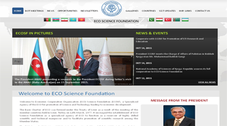 На сайте Научного фонда Организации экономического сотрудничества опубликован официальный бюллетень о встречах, проведенных в НАНА