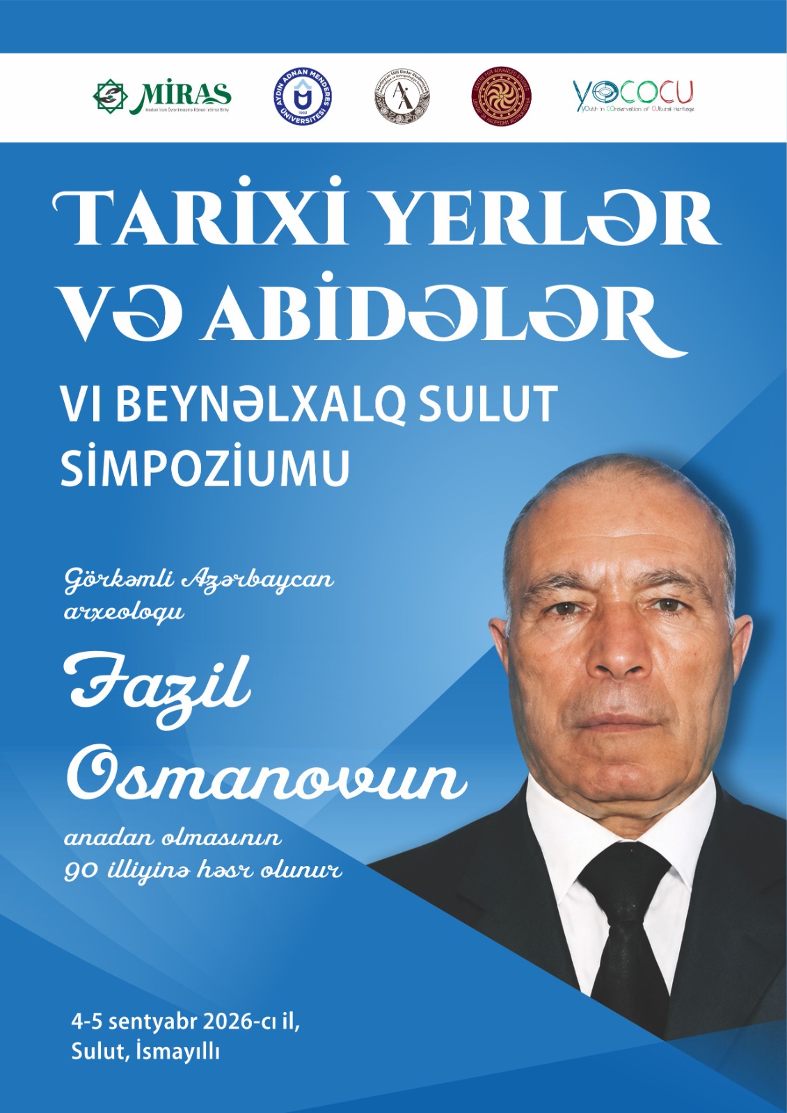 Görkəmli arxeoloq Fazil Osmanovun 90 illiyinə həsr olunan beynəlxalq simpozium keçiriləcək