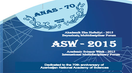 "Academic science week - 2015" International Multidisciplinary Forum to be held