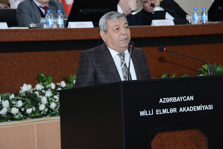 Speech by Academician Ramiz Mammadov at the extended meeting of the Presidium of ANAS