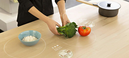 IKEA creates "Smart kitchen table"