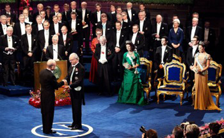 Nobel mükafatı laureatlarının təltif olunma mərasimi keçirilib