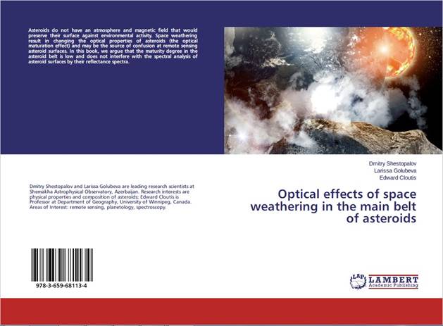 “Optical effects of space weathering in the main belt of asteroids” book published