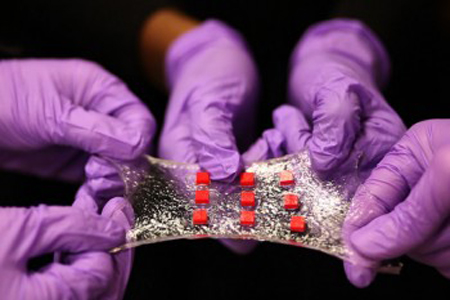 Smart Bandage has embedded electronics to track and treat your wound