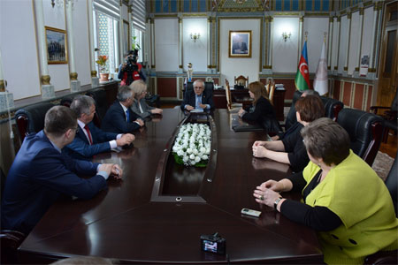 Vice-President of ANAS received guests from Russia